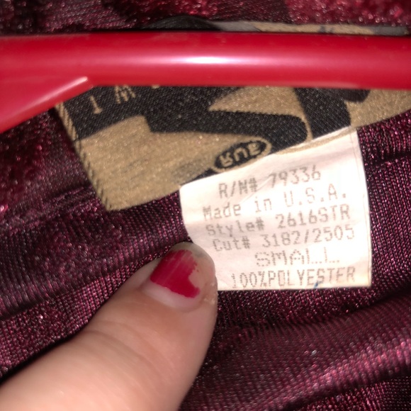 Rue 21 Velvet Burnout Button up shirt - Picture 4 of 5